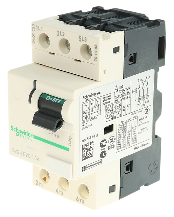 Schneider Electric GV2LE20 Прерыватель цепи для защиты двигателя