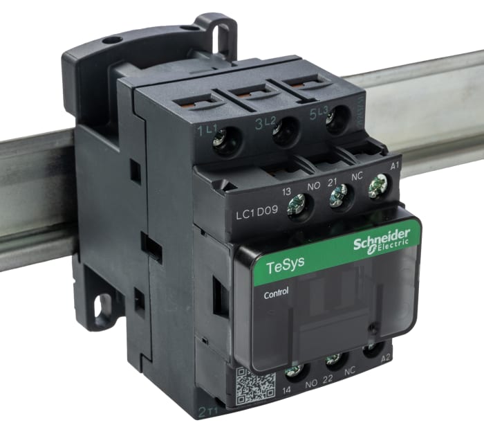 Schneider Electric TeSys D LC1D Contactor, 48 V ac Coil, 3-Pole, 9 A, 4 kW, 3NO, 690 V ac
