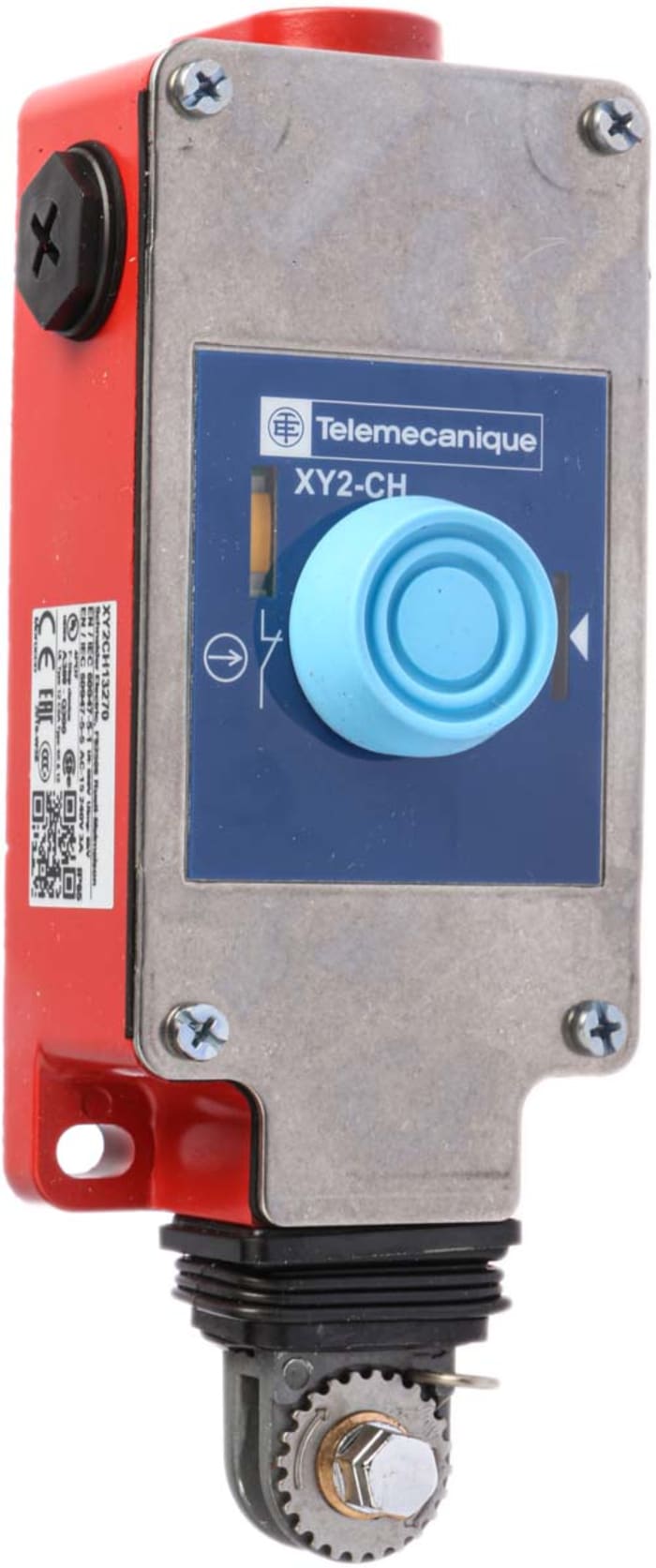 Telemecanique Sensors XY2-CH Rope Pull Switch, 2NC, Straight