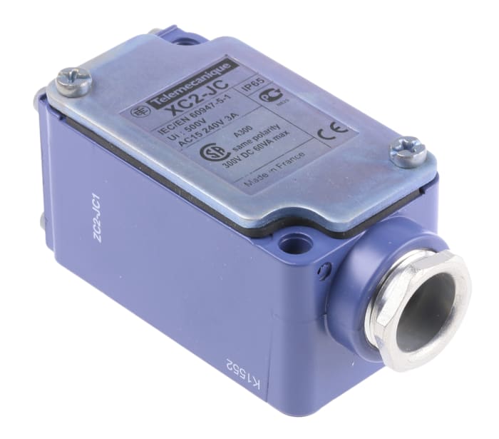 Telemecanique Sensors OsiSense XC Series Limit Switch, NO/NC, IP65, SP, Metal Housing, 240V ac Max, 10A Max