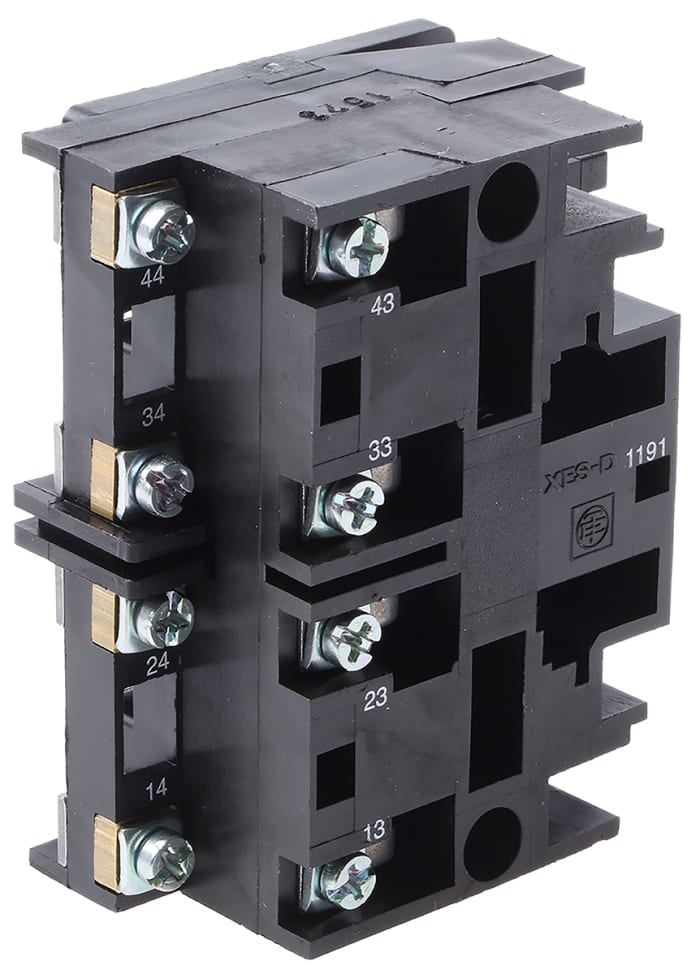 Bloque de contactos XESD1191 Schneider Electric, para uso con Serie XAC, serie XACB