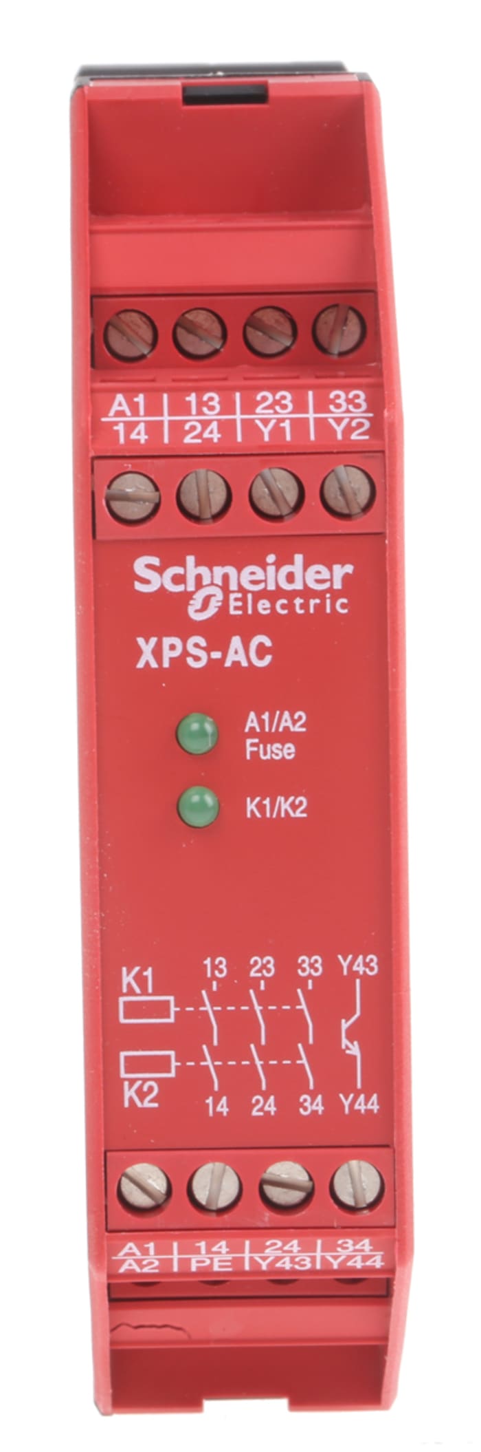 Relais de sécurité Schneider Electric XPS AC, 48V c.a., 3 contacts de sécurité