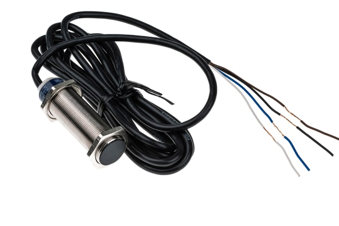 Telemecanique Sensors Inductive Threaded Barrel Proximity Sensor, M18, 5 mm Detection, PNP/NPN NO/NC, 10 → 36 V