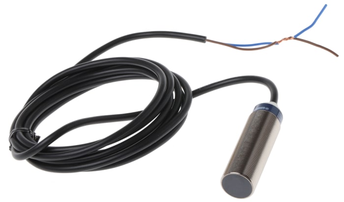 Telemecanique Sensors Inductive Threaded Barrel Proximity Sensor, M18, 8 mm Detection, 2-Wire NC, 20 → 264 V