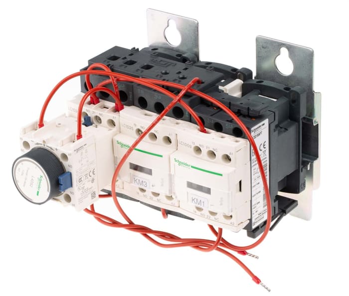 Démarreur étoile-triangle Schneider Electric TeSys Deca LC3D, 22 kW 230 V c.a.