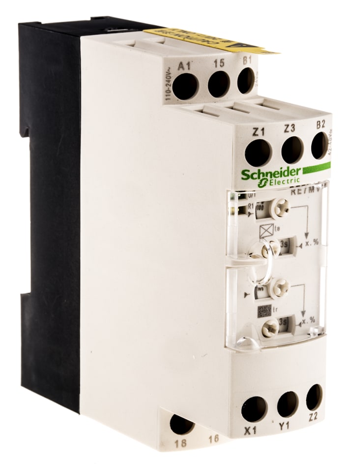Schneider Electric DIN Rail Mount Time Delay Relay, 110 → 240 V ac, 42 → 48V ac/dc, 1-Contact, 0.05 s