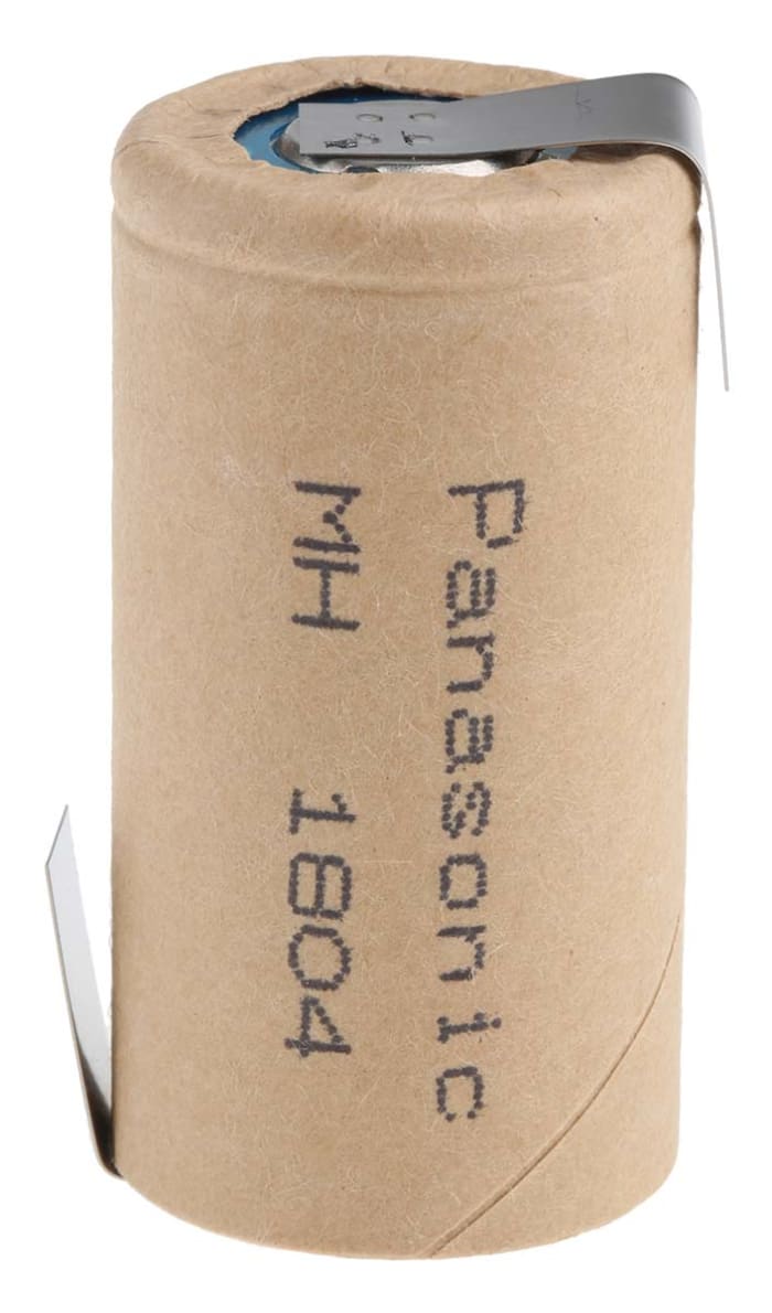 1,2V Sub-C NiMH Şarj Edilebilir Pil, 2650mAh, Tırnaklı