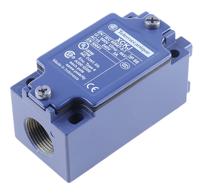 Telemecanique Sensors OsiSense XC Series Limit Switch, 2NO/2NC, IP65, DP, Metal Housing, 240V ac Max, 10A Max