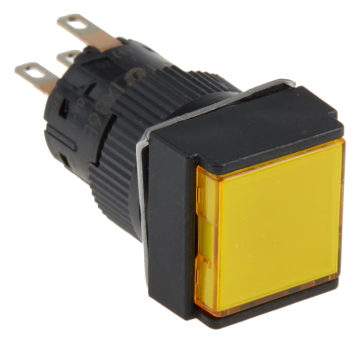 Schneider Electric Harmony XB6 Series Illuminated Push Button, Panel Mount, 16mm Cutout, SPDT, IP65
