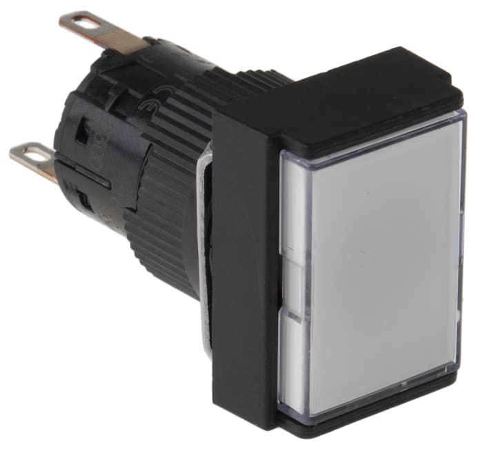 Schneider Electric Harmony XB6E Series Illuminated Push Button, Panel Mount, 16mm Cutout, SPDT, IP65