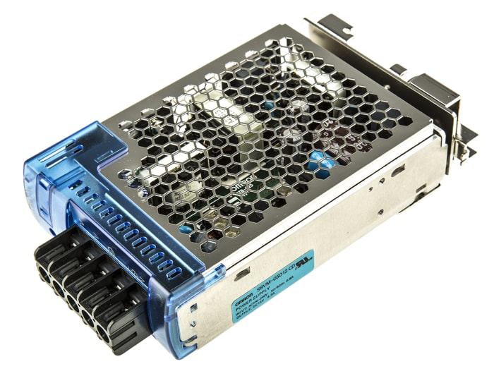 12V dc S8VM DIN Ray Pano Montaj Güç Kaynağı, 12V dc / 12V dc, 4,3A 50W, Anahtarlama Modu