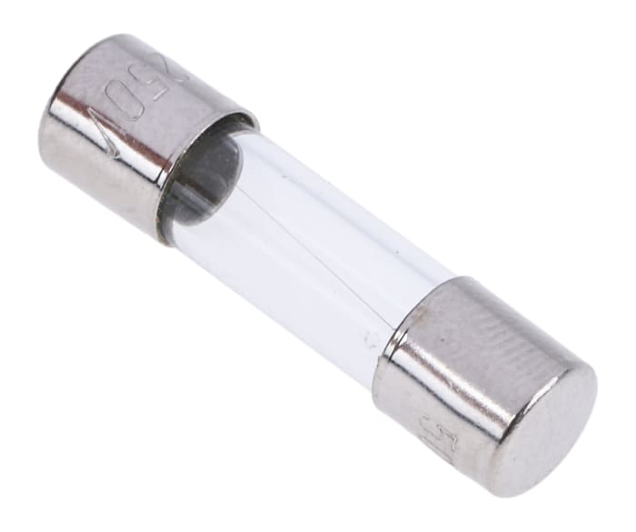 RS PRO 100mA F Glass Cartridge Fuse, 5 x 20mm