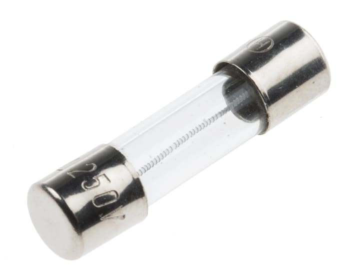 RS PRO 100mA T Glass Cartridge Fuse, 5 x 20mm