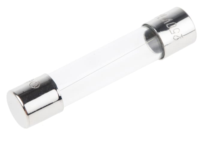 RS PRO 1A F Glass Cartridge Fuse, 6.3 x 32mm