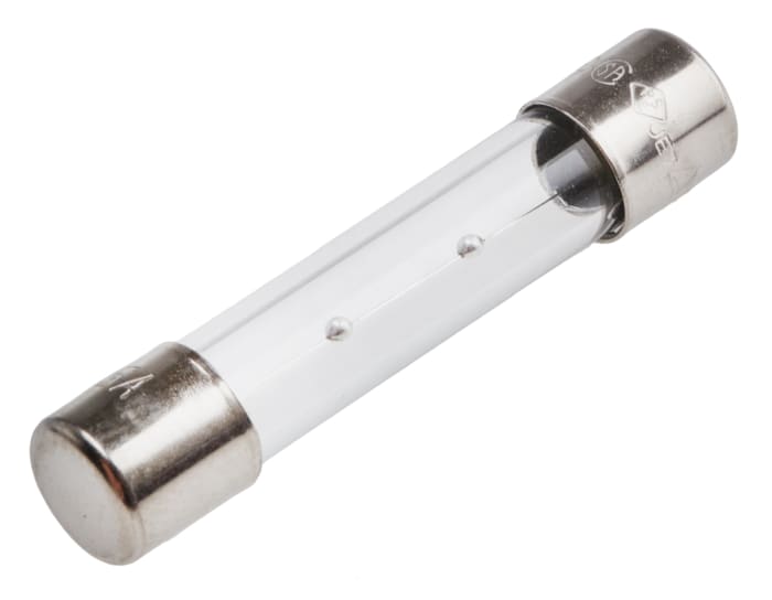 RS PRO 2.5A T Glass Cartridge Fuse, 6.3 x 32mm