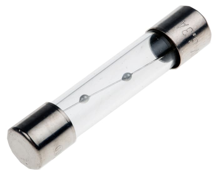 RS PRO 6.25A T Glass Cartridge Fuse, 6.3 x 32mm