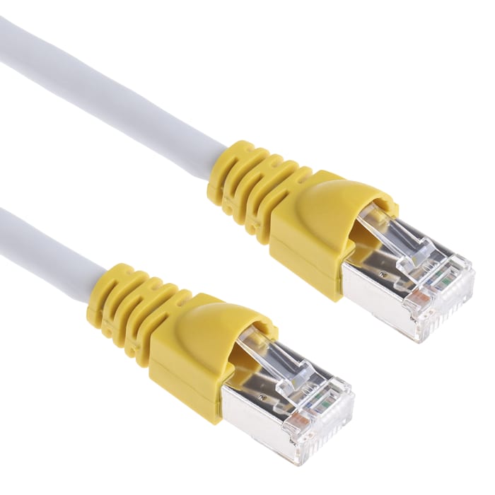 Telegartner, 2m Cat6a, Grey RJ45 to Male RJ45 Male, S/FTP Shielded, Terminated LSZH Sheath