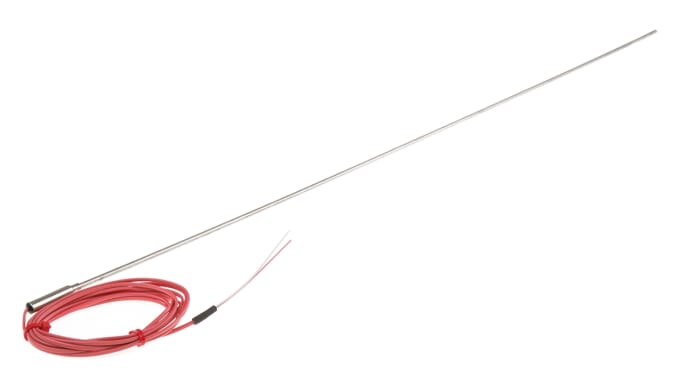 RS PRO Type N Mineral Insulated Thermocouple 500mm Length, 3mm Diameter → +1250°C
