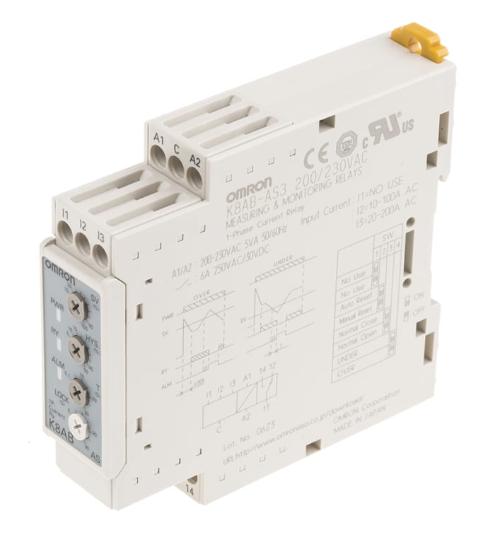 Omron Current Monitoring Relay, SPDT