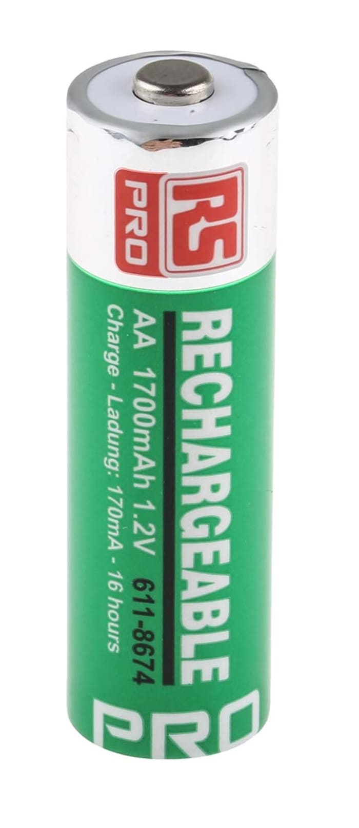 Piles rechargeables AA 1.7Ah RS PRO, NiMH, 1.2V