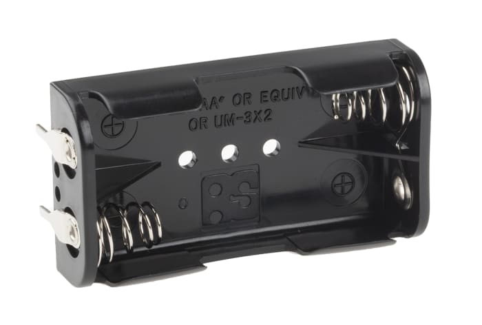 RS PRO AA Battery Holder, Coil Spring Contact