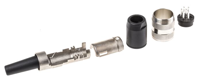  Connecteur DIN Amphenol Industrial Signalmate C091, 6 contacts, Montage sur câble, A souder M16