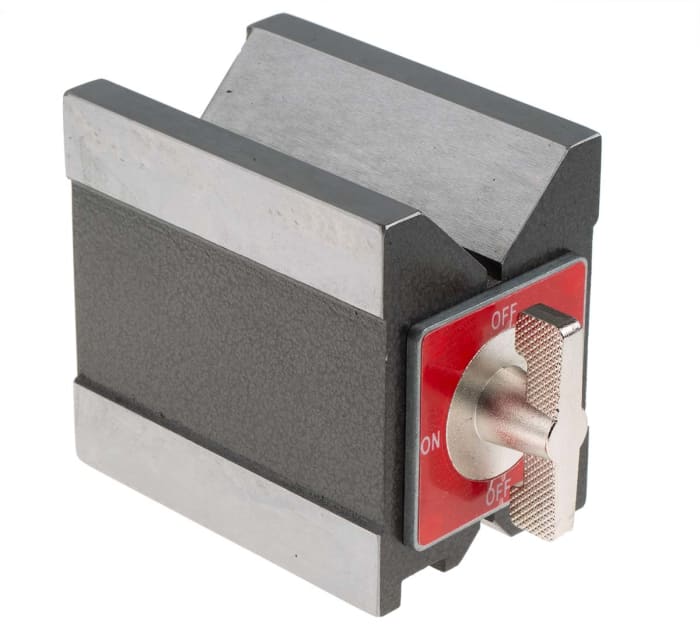 RS PRO Magnetic V-Block, 12 → 60mm Capacity