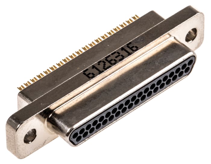 Connecteur Sub-D Mâle Glenair 37 voies Montage panneau Droit