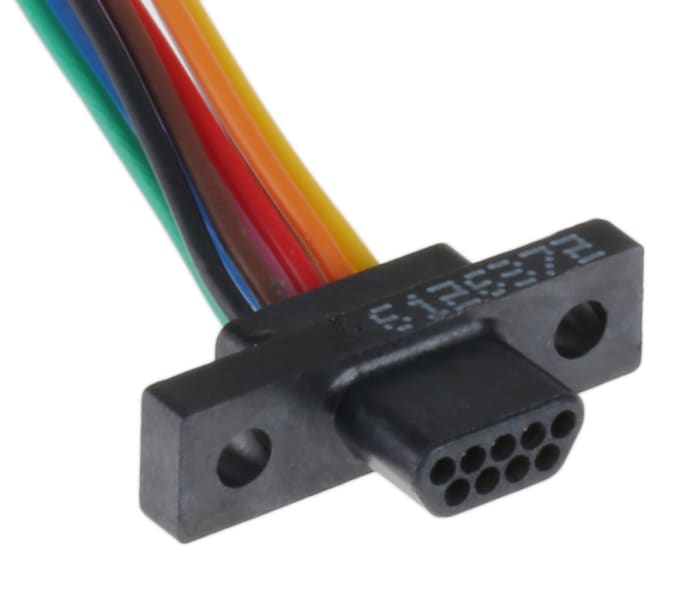 Glenair MWDL 9 Way D-sub Connector Plug