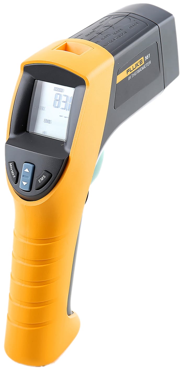 Fluke 561 Infrared Thermometer Bundle, -40°C Min, +550°C Max, ±1 % Accuracy, °C and °F Measurements