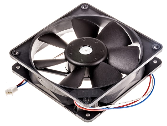ebm-papst 4400 F Series Axial Fan, 12 V dc, DC Operation, 94m³/h, 1.25W, 119 x 119 x 25mm