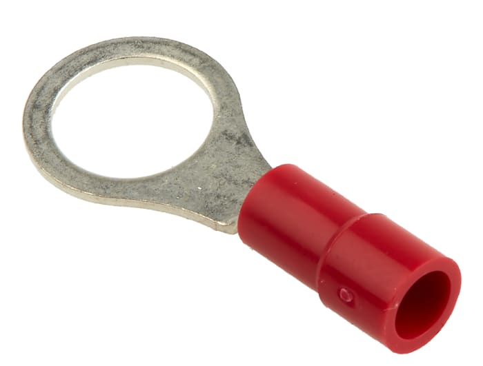 RS PRO RS PRO Insulated Ring Terminal, M8 Stud Size, 0.5mm² to 1.5mm²