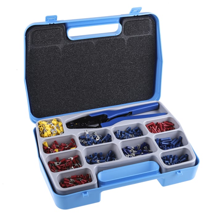 RS PRO, RS PRO 800 Piece Insulated Terminal Crimp terminal Kit, 613-9952