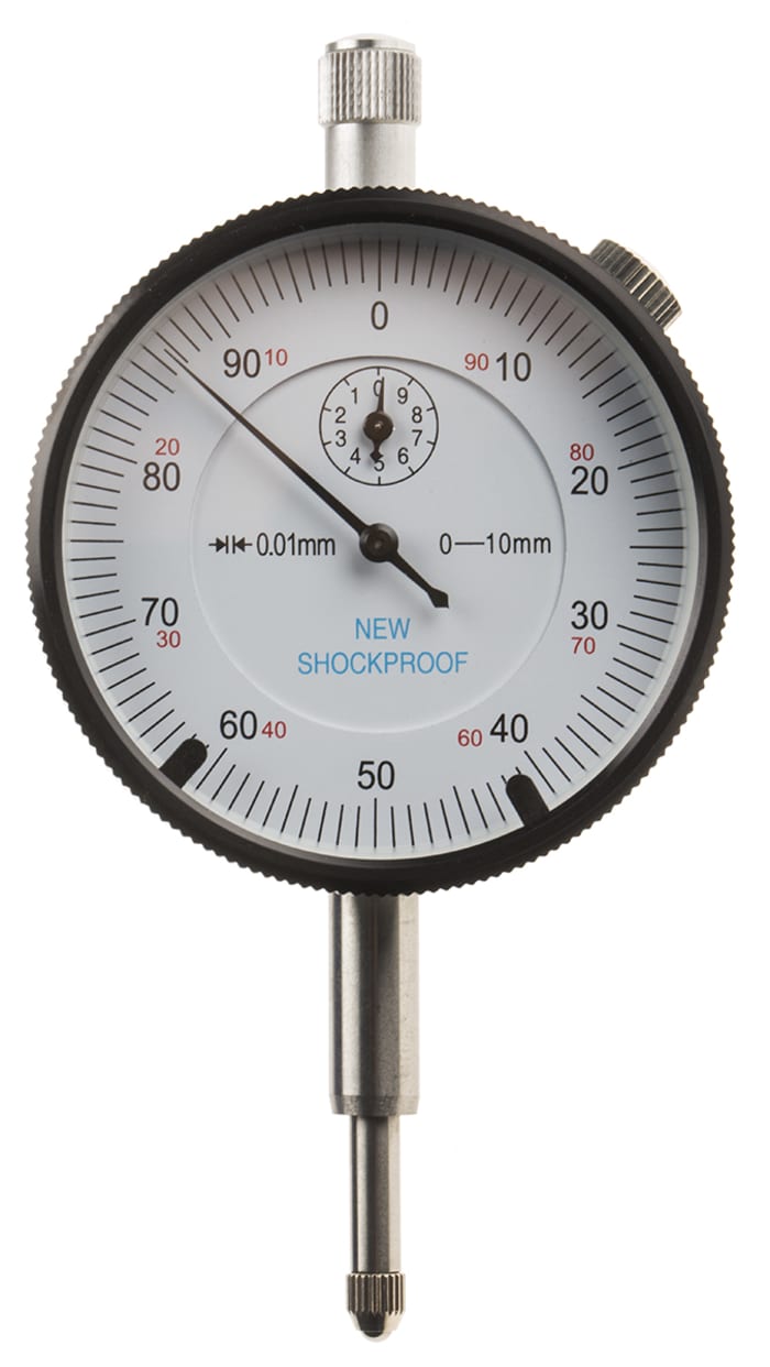 Comparateur RS PRO, résolution 0,01 mm Métrique