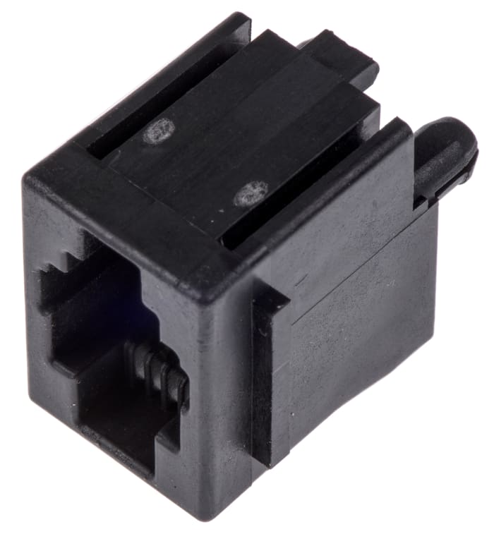 TE Connectivity 5520257 Series Female RJ22 Connector, Through Hole, Cat3 Straight 4P4C -Way