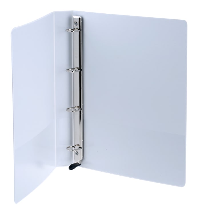 A4 1” White 3-Ring Binder