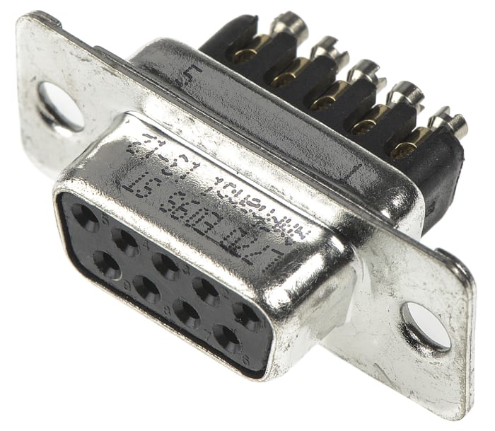 Amphenol Communications Solutions 9 Way Cable Mount D-sub Connector Socket, 2.74mm Pitch