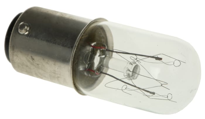 Schneider Electric Incandescent Clear Bulb, BA15d 230 V