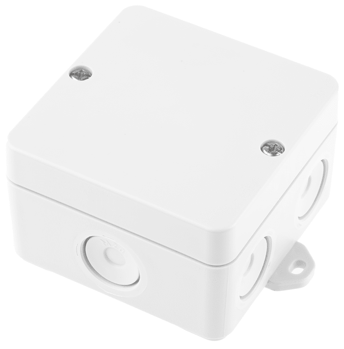 Boîte de jonction en Polycarbonate 80 x 80 x 52mm 8 voies, IP65