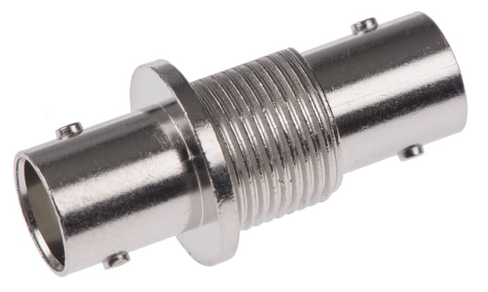 TE Connectivity Straight 50Ω RF Adapter BNC Socket to BNC Socket 4GHz
