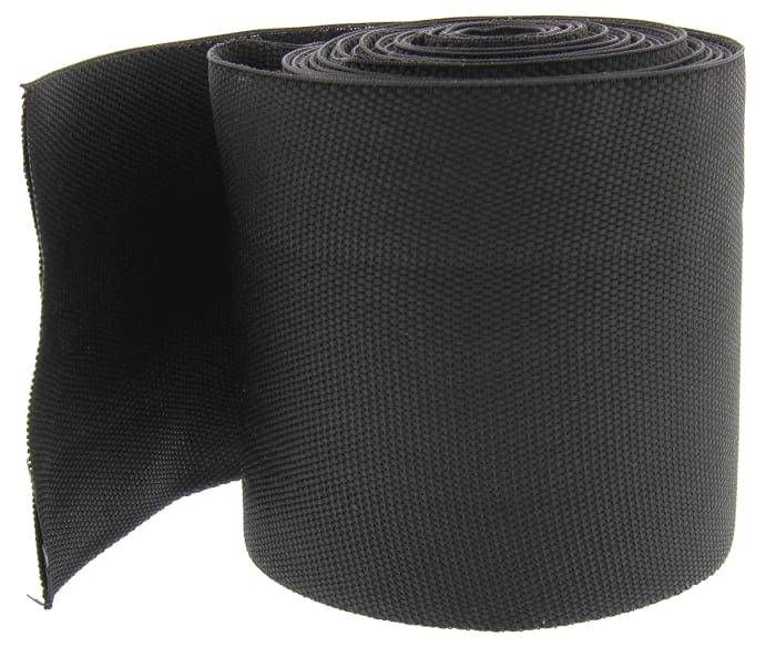 TE Connectivity Halogen Free Heat Shrink Tubing, Black 70mm Sleeve Dia. x 5m Length 2:1 Ratio, HFT5000 Series
