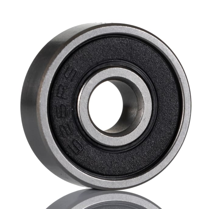 RS PRO 626-2RS Single Row Deep Groove Ball Bearing- Both Sides Sealed 6mm I.D, 19mm O.D