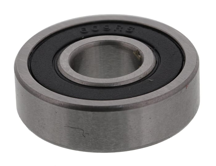 RS PRO 609-2RS Single Row Deep Groove Ball Bearing- Both Sides Sealed 9mm I.D, 24mm O.D