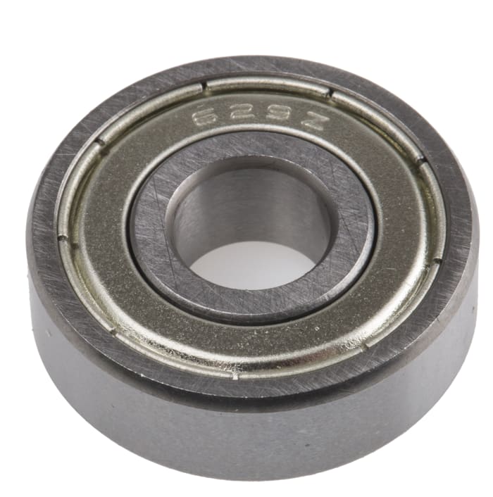 RS PRO 629-2Z Single Row Deep Groove Ball Bearing- Both Sides Shielded 9mm I.D, 26mm O.D