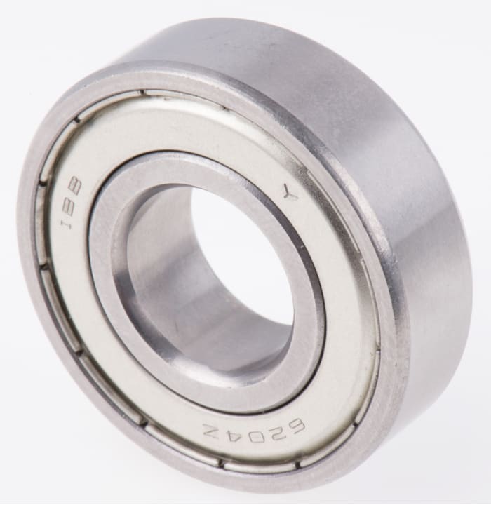 RS PRO 6204-2Z Single Row Deep Groove Ball Bearing- Both Sides Shielded 20mm I.D, 47mm O.D