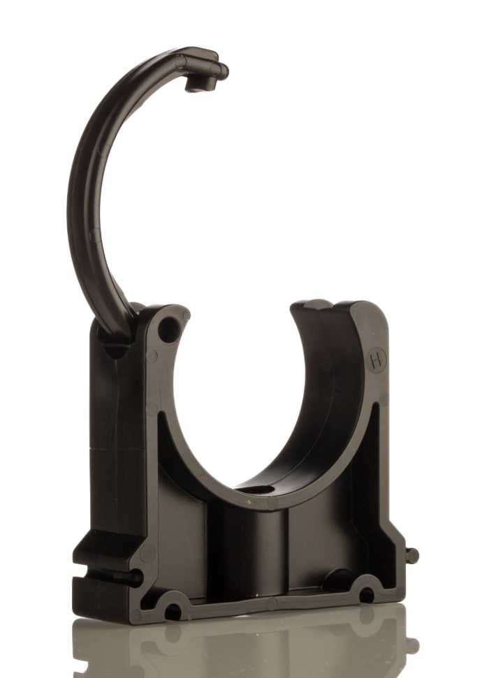 167061040 Georg Fischer Georg Fischer PP Black Pipe Clamp 0.87
