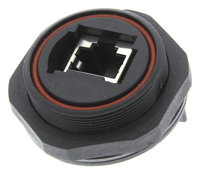 Bulgin Buccaneer Series Single-Port RJ45 Coupler, Cat5e