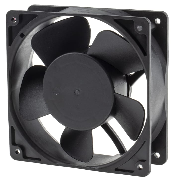RS PRO Axial Fan, 24 V dc, DC Operation, 178.4m³/h, 7W, 320mA Max, 120 x 120 x 38mm