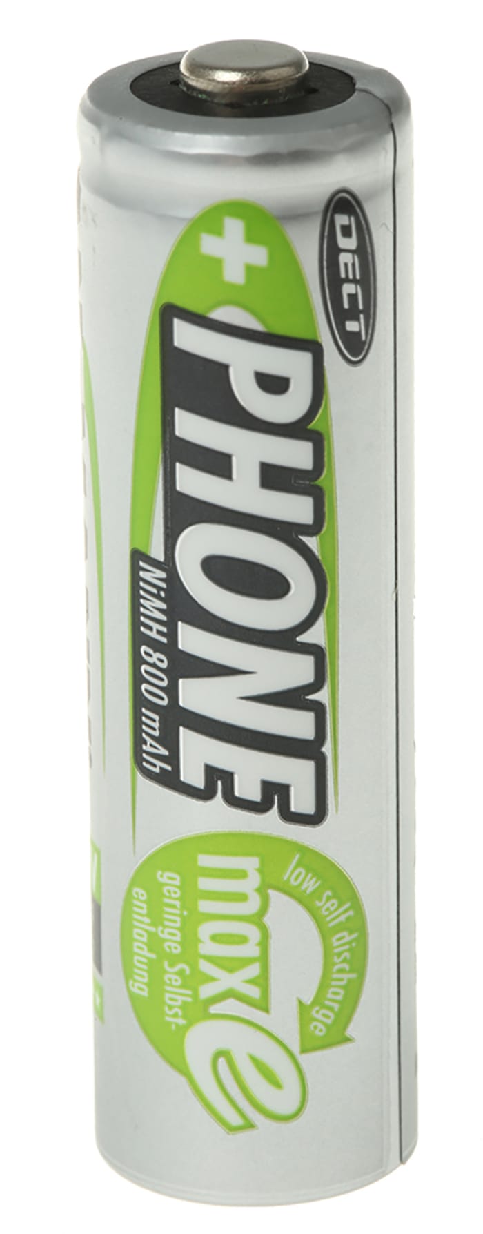 Ansmann MaxE AA NiMH Rechargeable AA Batteries, 800mAh, 1.2V - Pack of 2