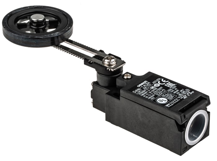 Omron D4N Series Roller Lever Limit Switch, NO/NC, IP67, SPDT